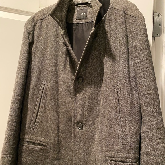 HUGO BOSS Pea Coat Men’s - Picture 5 of 8